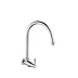 Wall-mounted Single handle Brass Kitchen Faucet